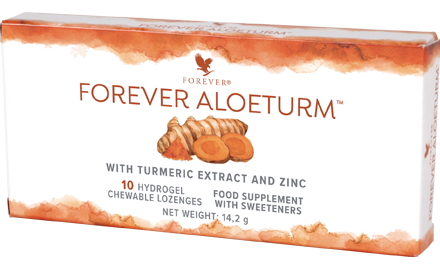 Les bienfaits du zinc et du curcuma avec Forever AloeTurm™